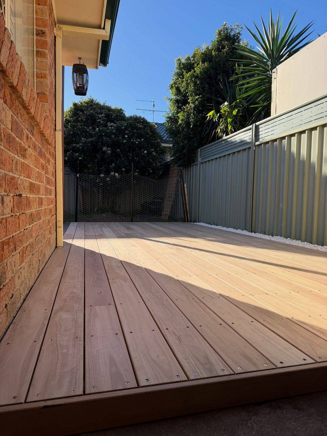 New deck beside the house — MWD Carpentry