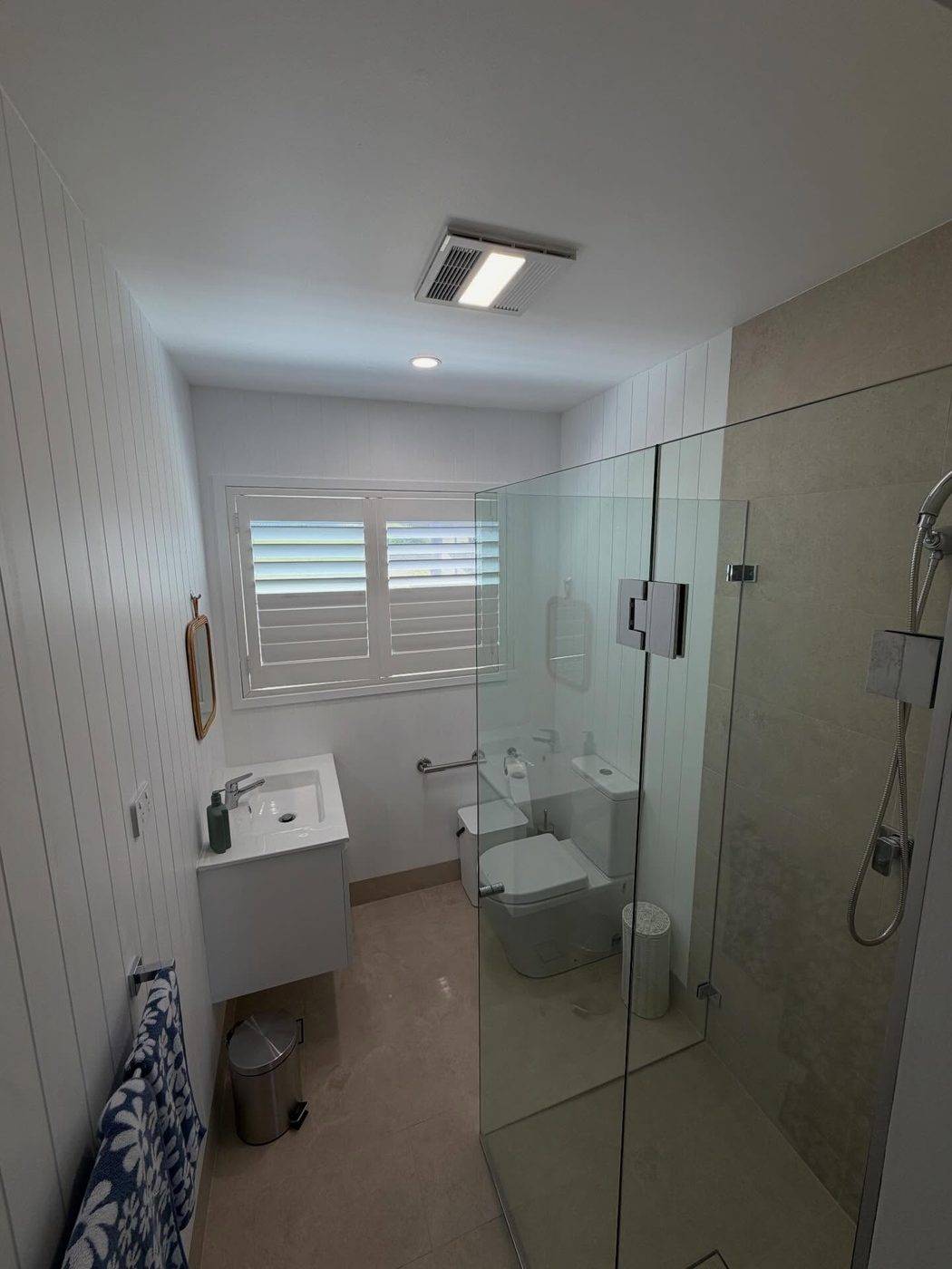 Fingal Bay bathroom renovation — MWD Carpentry