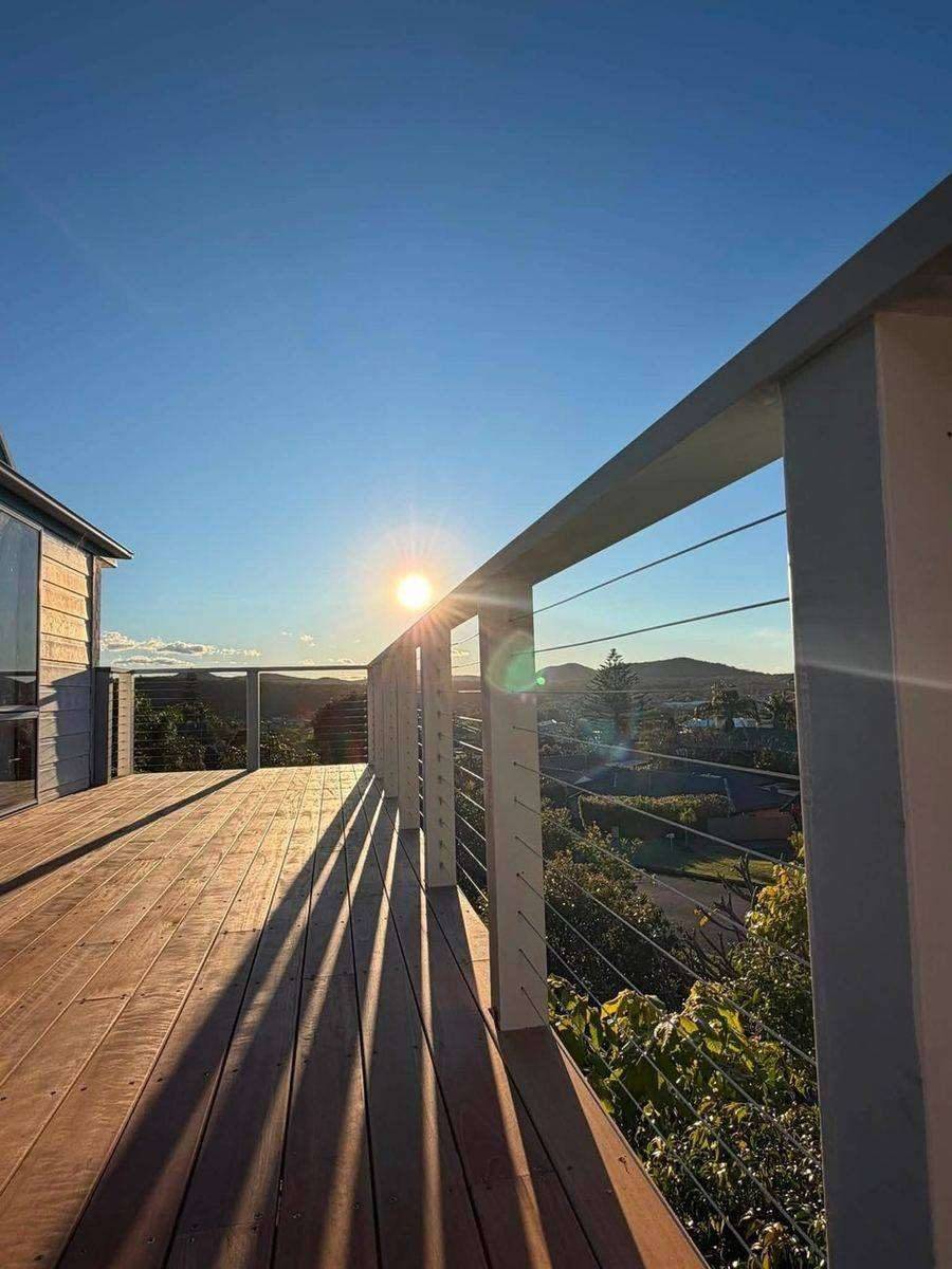 Deck at sunset — MWD Carpentry